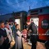 Победителя конкурса «Учитель года России» встретили на вокзале Белгорода с хлебом-солью