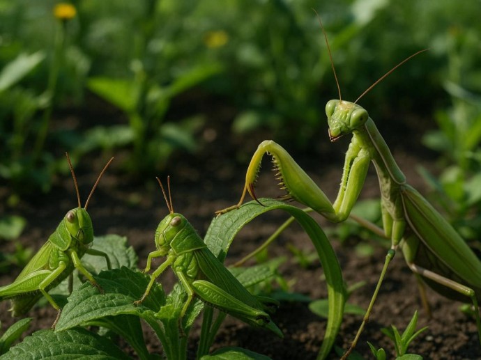 Богомол, цикада или кузнечик — кто из них ангел-хранитель, а кто вор вашего урожая
