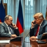 Прорыв в российско-американских отношениях: Трамп и Путин обсуждают мирное урегулирование на Украине