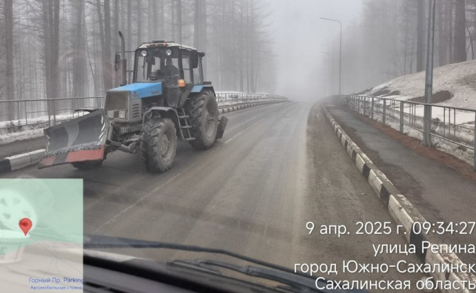 Ямочный ремонт, уборка грязи, дорожные знаки: что сделано за неделю на региональных дорогах Сахалина