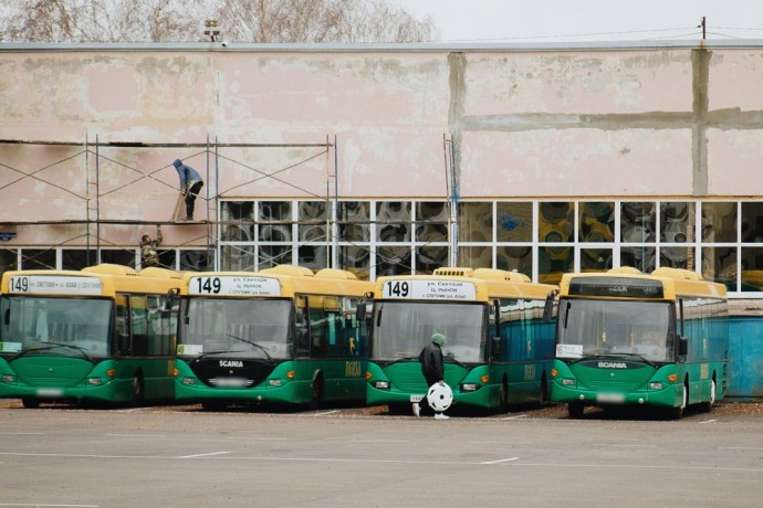 В Пензе остановили работу общественного транспорта В Пензе остановили работу общественного транспорта