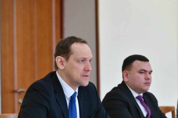 Состоялась рабочая встреча губернатора Василия Анохина с руководителем Росреестра Олегом Скуфинским