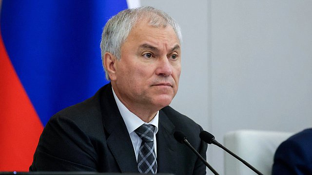 Председатель ГД призвал сделать все, чтобы российский бизнес работал в комфортных условиях