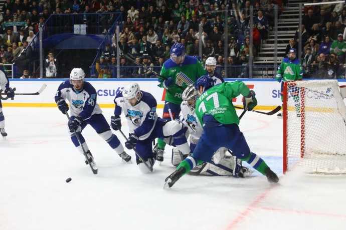 «Салават Юлаев» одержал волевую победу над «Барысом» «Салават Юлаев» одержал волевую победу над «Барысом»