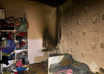 В Благовещенске в частном доме загорелась детская комната
