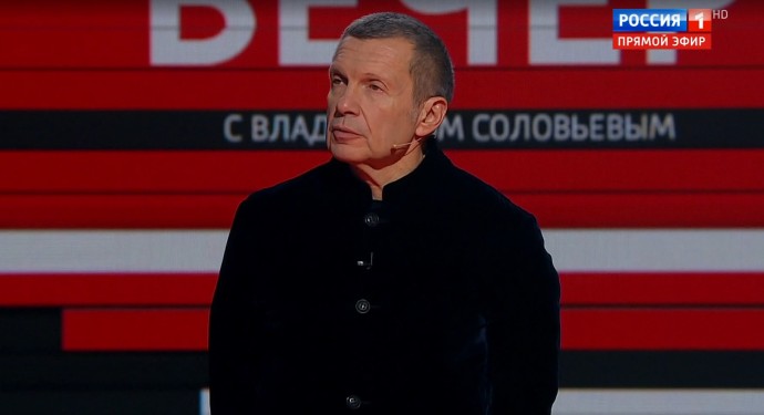 Отрывок из прямого эфира программы Соловьёва обсуждается пользователями соцсетей