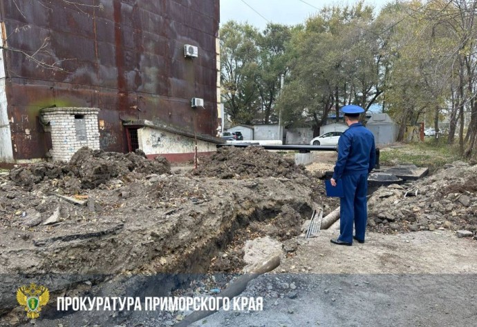 Школьник сломал ногу после падения в перекопанную траншею теплотрассы в Приморье