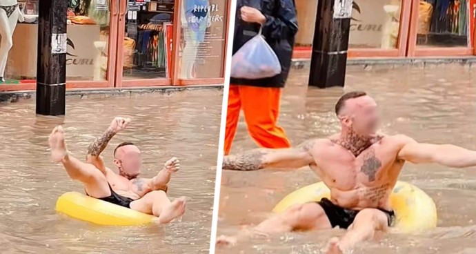 Проливные дожди затопили Пхукет: видео с плавающими прямо на улицах туристами стали вирусными