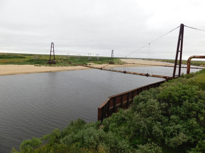 Через реку Мессояха возведут новый вантовый переход магистрального газопровода