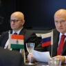 Глава МЧС России Александр Куренков и Главный секретарь офиса Премьер-министра Республики Индия доктор Мишра Прамод Кумар обсудили вопросы сотрудничества