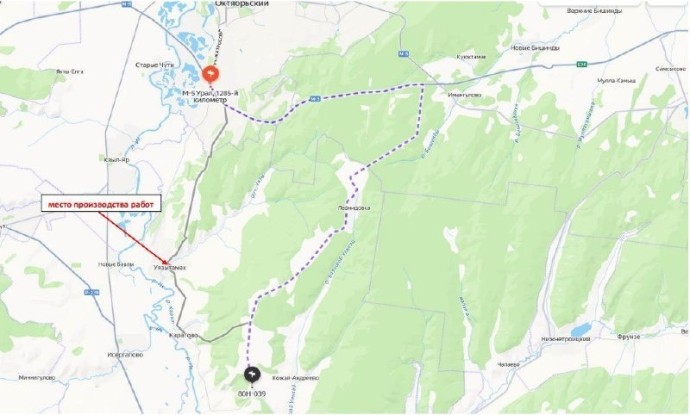 В Башкирии закрыли мост через Уязы