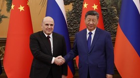 Беседа Михаила Мишустина с Председателем КНР Си Цзиньпином