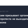 МВД Грузии призывает организаторов митинга протеста не выходить за рамки закона