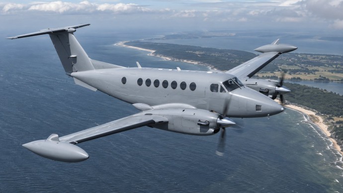 Разведывательный самолёт Beech King Air 350ER ВВС Франции замечен у Калининградской области после вылета из Польши Разведывательный самолёт Beech King Air 350ER ВВС Франции замечен у Калининградской области после вылета из Польши