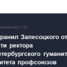Суд отстранил Запесоцкого от должности ректора Санкт-Петербургского гуманитарного университета профсоюзов