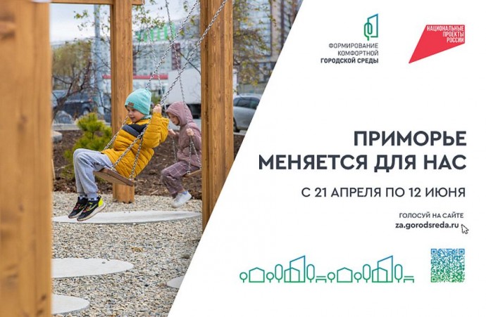 Голосование за будущее: приморцы выбирают общественные пространства для благоустройства