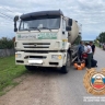 В Башкирии 15-летний водитель мопеда погиб под колесами КАМАЗа