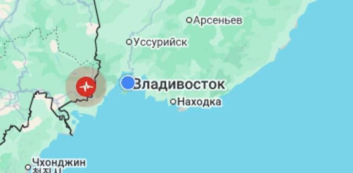 Землетрясение магнитудой 5,2 произошло в Приморье Землетрясение магнитудой 5,2 произошло в Приморье