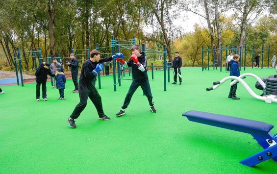 В Курске появилась новая спортивная площадка от «Северного десанта»