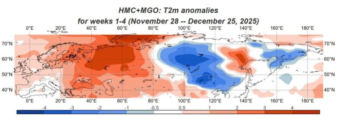 Декабрь в Кировской области обещает стать аномально теплым — температура будет выше нормы на 4 градуса