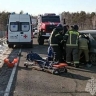 Грузовик и две легковушки жестко столкнулись в Приамурье