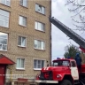 В Рыбинске пожарные спасли застрявшего в окне кота