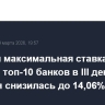 Средняя максимальная ставка по вкладам топ-10 банков в III декаде февраля снизилась до 14,06%