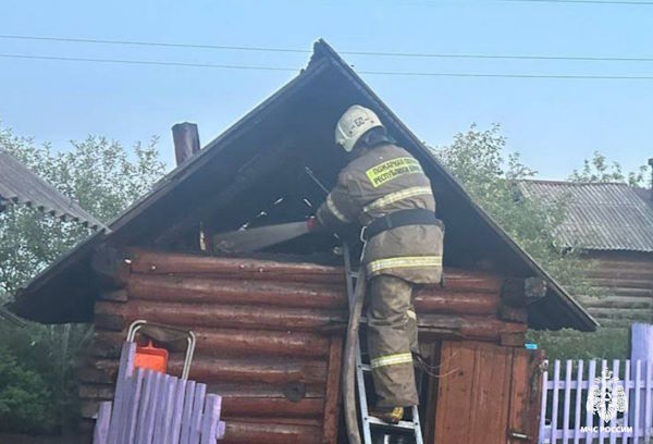 В Бурятии горела банька
