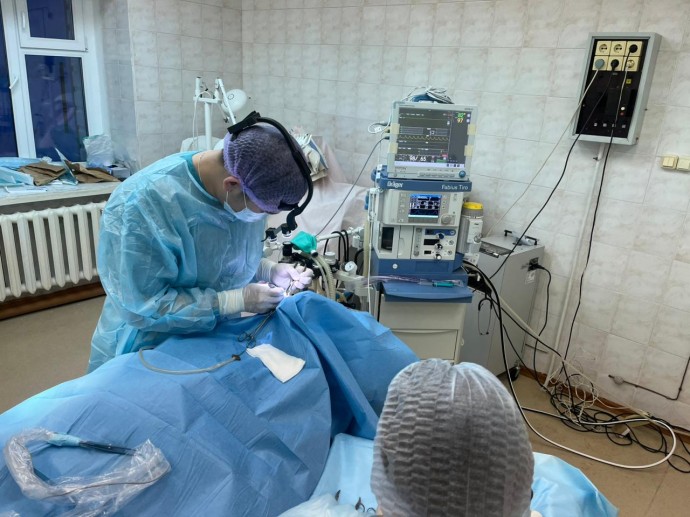 Мобильные хирурги работают в Аллаиховском районе Якутии