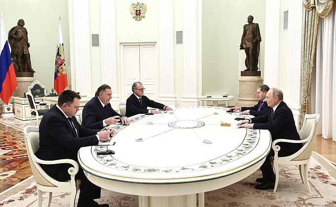 Встреча с Президентом Республики Сербской Милорадом Додиком
