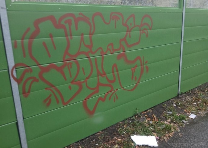 В пензенской Терновке вандалы разрисовали новые защитные экраны В пензенской Терновке вандалы разрисовали новые защитные экраны
