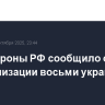 Минобороны РФ сообщило о нейтрализации восьми украинских БПЛА