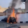 Shot: Китайский внедорожник сгорел во время зарядки под Щелково