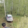 В Башкирии пьяный угонщик бросил автомобиль в кювете
