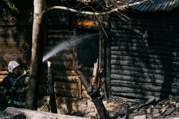 Пожар на улице Кижеватова в Пензе унес жизнь пенсионерки Пожар на улице Кижеватова в Пензе унес жизнь пенсионерки