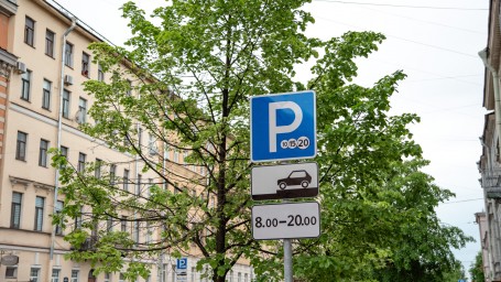 В Петербурге оформили 124 тысячи парковочных разрешений