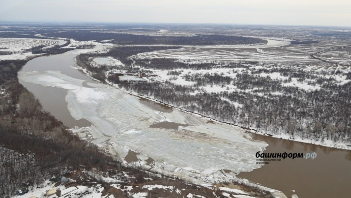 В крупных реках Башкирии выросли уровни воды