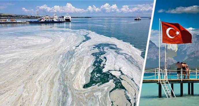 Туристы в Турции могут лишиться многих курортов: море начало заволакивать противной слизью