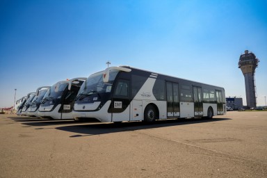 В аэропорту Пулково обновили парк перронных автобусов