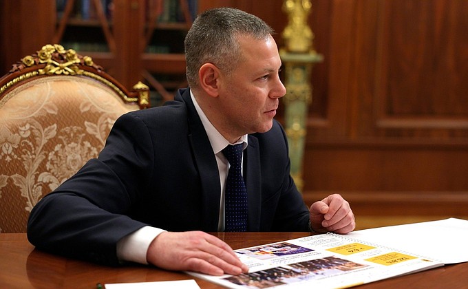 Встреча с губернатором Ярославской области Михаилом Евраевым Встреча с губернатором Ярославской области Михаилом Евраевым