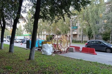 В Йошкар-Оле продолжается ремонт канализации на улице Панфилова