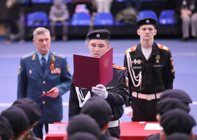 Более 250 ярославских студентов дали клятву кадета Более 250 ярославских студентов дали клятву кадета
