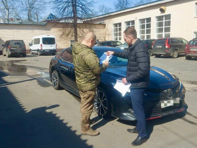 Автомобиль создателя нарколаборатории передали на нужды СВО