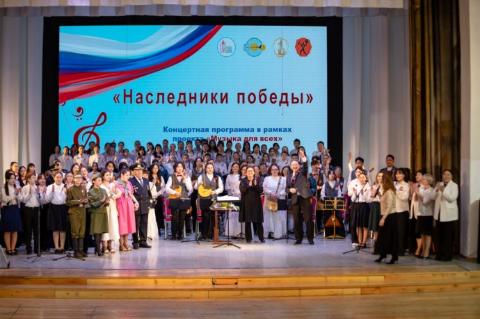 Во Дворце детского творчества Якутска состоялся концерт «Наследники Победы»