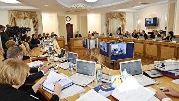 Рассмотрение кандидатуры Игоря Краснова на пост главы ВС РФ в фотоленте РАПСИ