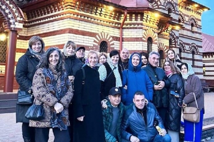 Под Тверью Николаевский Малицкий мужской монастырь посетили гречанки