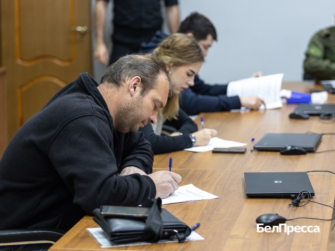 Белгородцы сдали экзамен на получение охотничьего билета