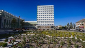 Марат Хуснуллин: В Запорожской области после ремонта встретил
студентов Мелитопольский госуниверситет