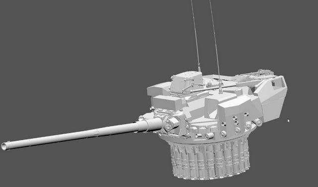 Русский танк предельных параметров Т-95 был вооружен двумя пушками