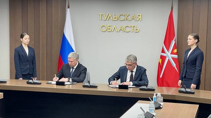 Главы Тульской и Ульяновской областей подписали соглашение о сотрудничестве